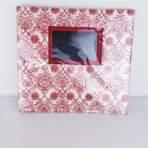 SCRAPBOOK Red & White 12 x 12 Picture Memory Album